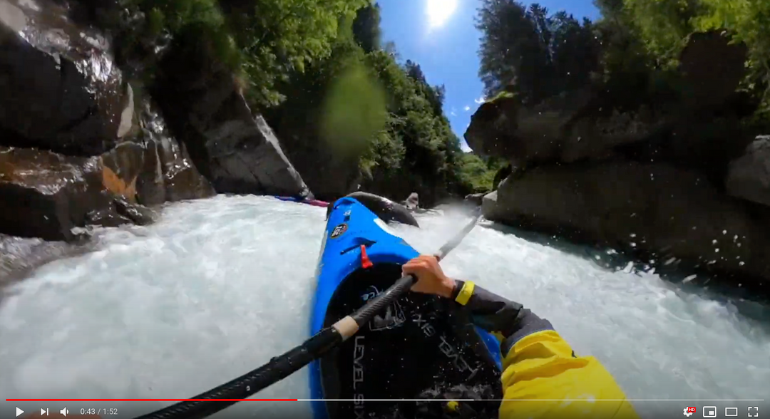 Level Six Paddler Matthias Weger on the Passer Gorge