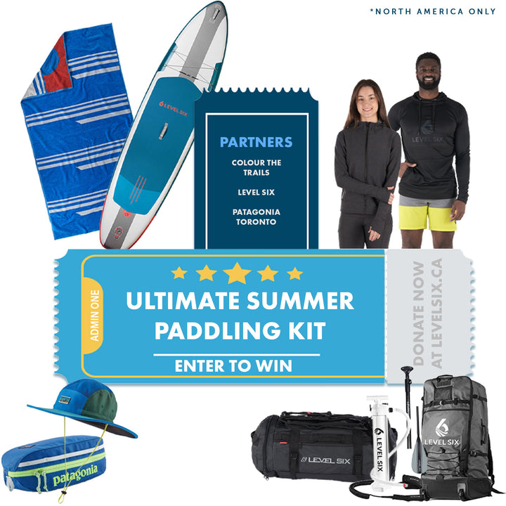 Donate and win the ultimate summer paddling package while supporting Colour the Trails