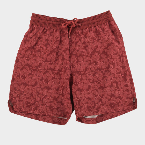 Marco Boardshorts — Red Spruce, front view