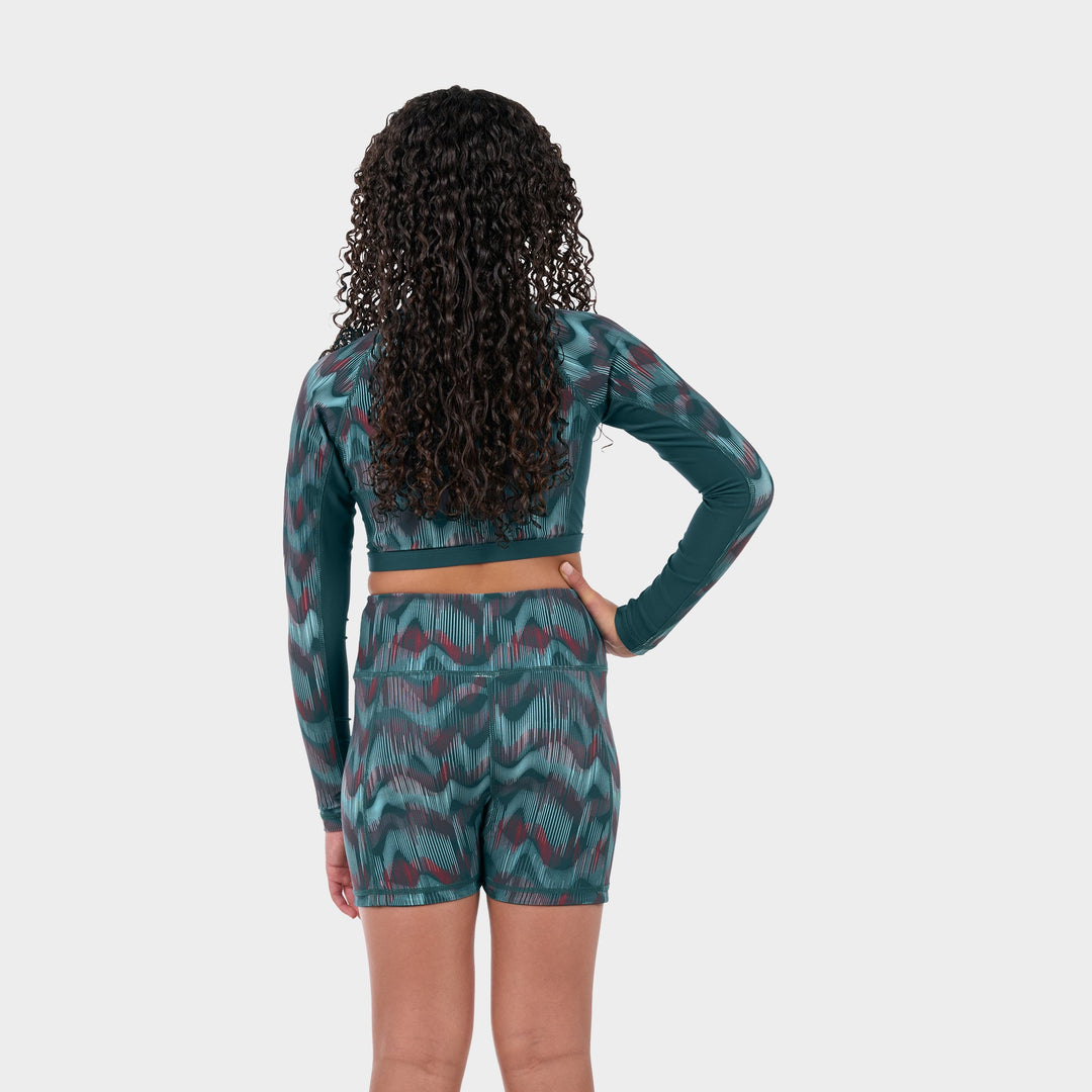 Cala Reversible Swim Shorts - Deep Teal - Back