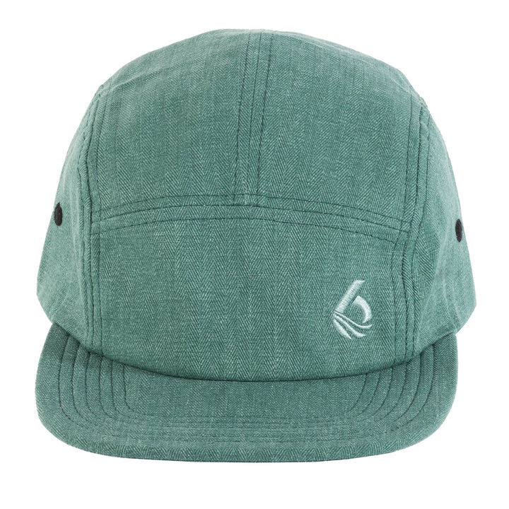 Herring Five Panel Hat - Moss - Front