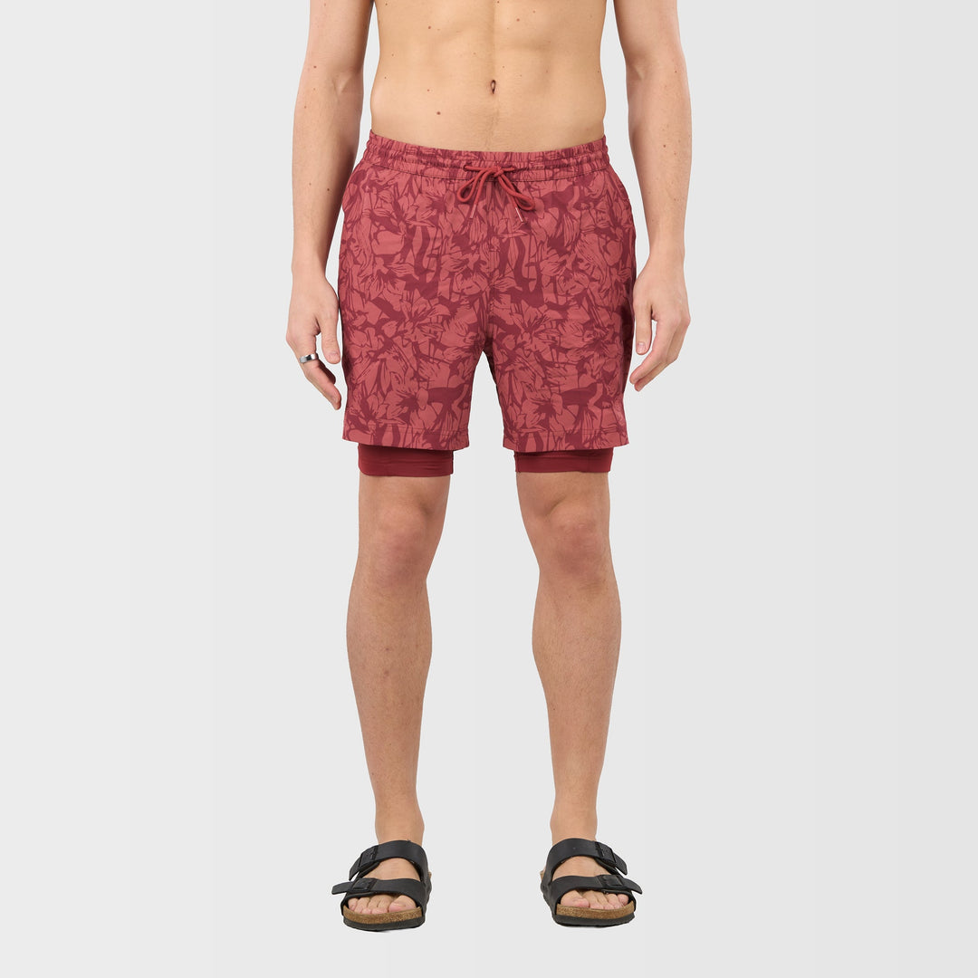 Nyx Lined Boardshorts - Flora - Feature
