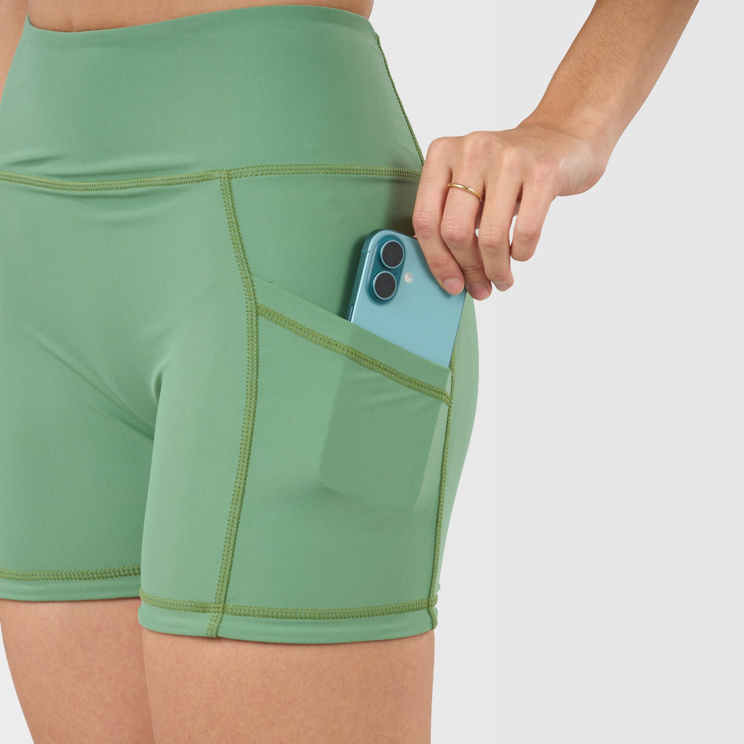 Cove Reversible Swim Shorts - Shale Green - Feature