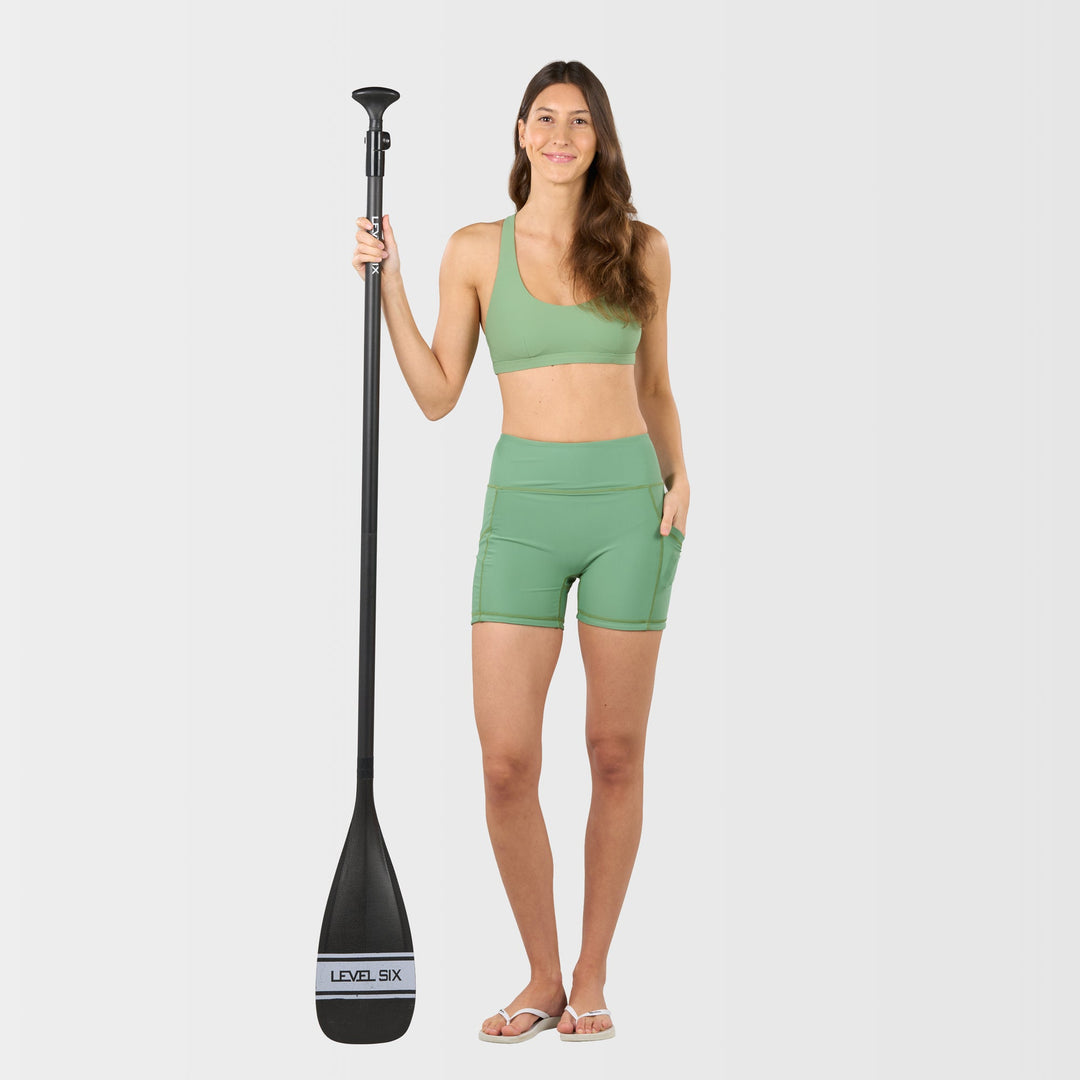 Cove Reversible Swim Shorts - Shale Green - Merchandised