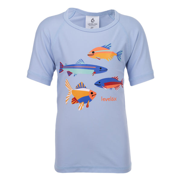 Mackerel Short Sleeve Sun Shirt - Big Sky - Front