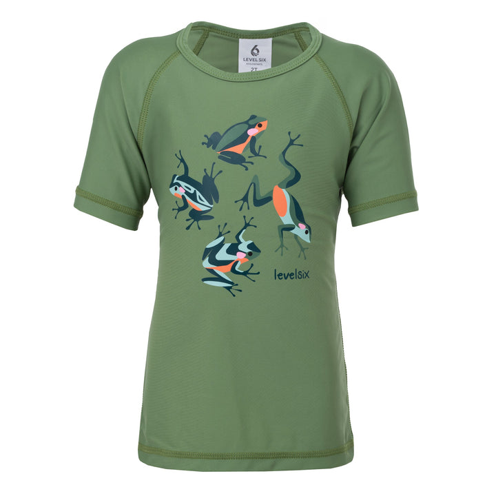 Mackerel Short Sleeve Sun Shirt - Shale Green - Front