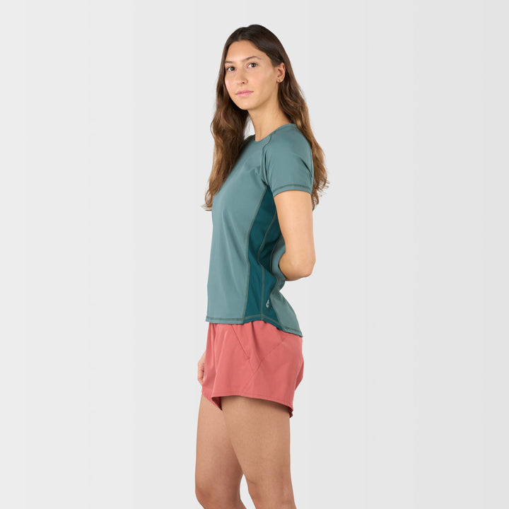 Athena Short Sleeve Sun Shirt - North Atlantic - Side