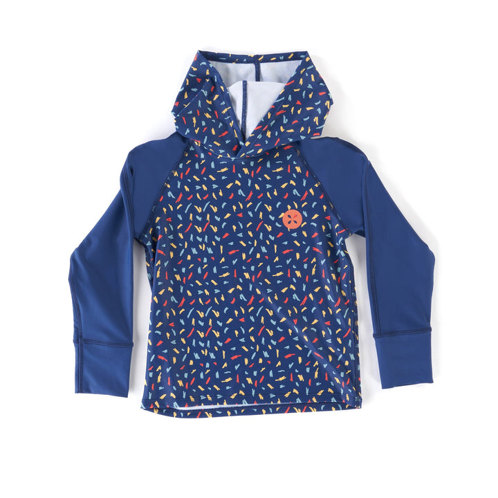 Ariel - Kid's Sun Protection Hoody Ink