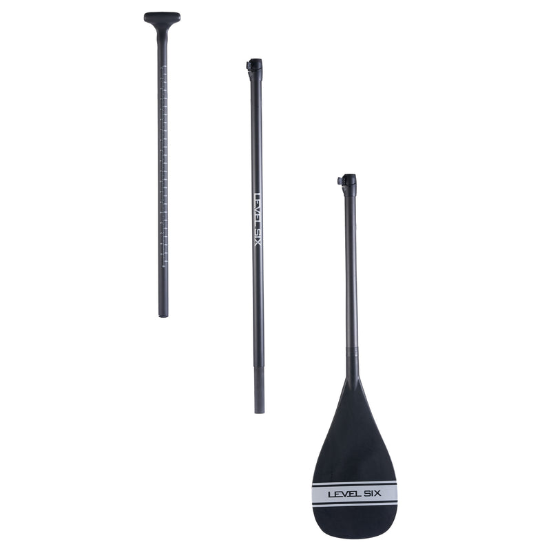3-Piece Carbon Paddle With Fibreglass Teardrop Blade