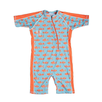 Boy's Apollo Sunsuit Kid's Casual WASHED BLUE FISH / 1T Outlet