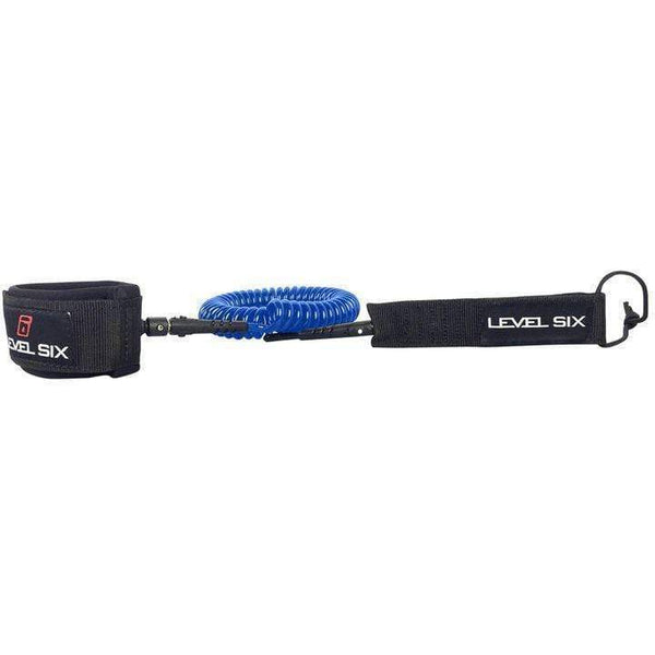 Coiled SUP Ankle Leash — Blue