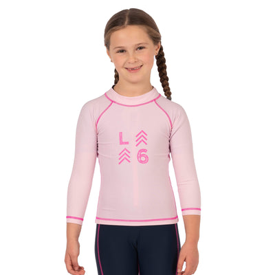 Girl's Stella Long Sleeve Sunguard (Child) Kid's Casual LIGHT PINK / 1T Level Six