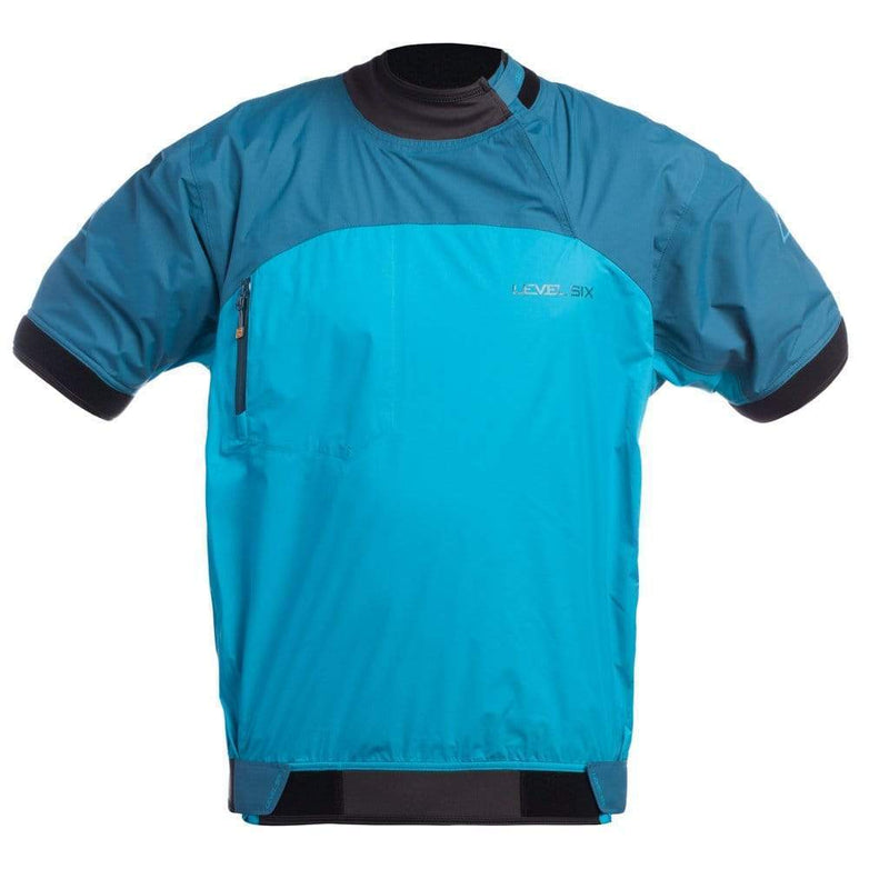 Huron Short Sleeve Jacket Paddling Tops GROTTO BLUE / S Level Six