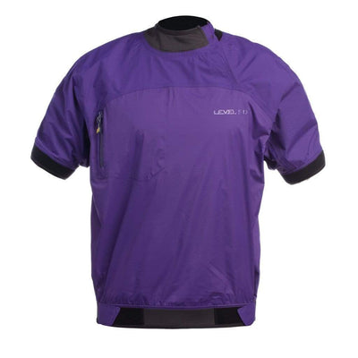 Huron Short Sleeve Jacket Paddling Tops VIOLET INDIGO / S Level Six
