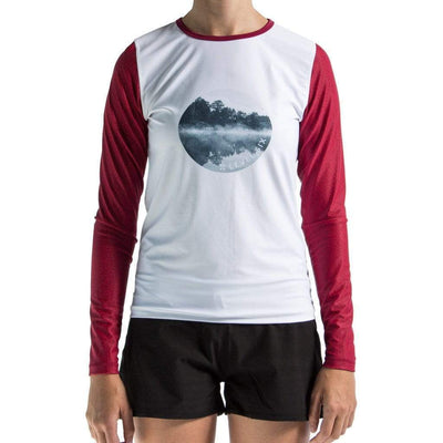 Women's 2017 Coastal Long Sleeve Sun Shirt Sun Protection WHITE / XS Outlet